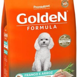 Golden - Ração Fórmula Mini Bits para Cães Adultos de Pequeno Porte Sabor Frango e Arroz