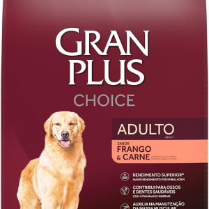 GranPlus Affinity - Choice Cães Adultos Frango Carne, Ração Guabi, 15kg