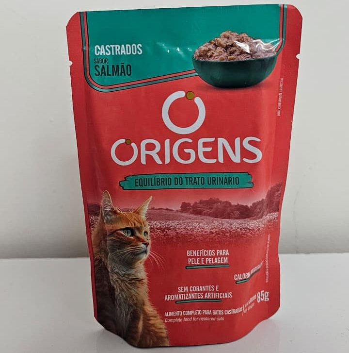 Sache Origens Gato Cast Salmão